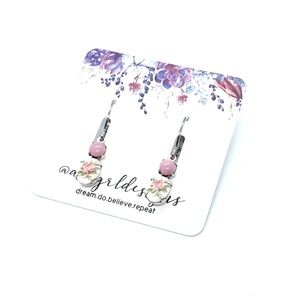 Austrian Crystal drop earrings